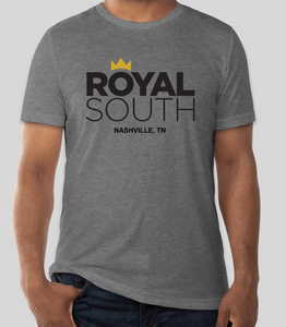 Royal South Logo T-Shirt in Grey