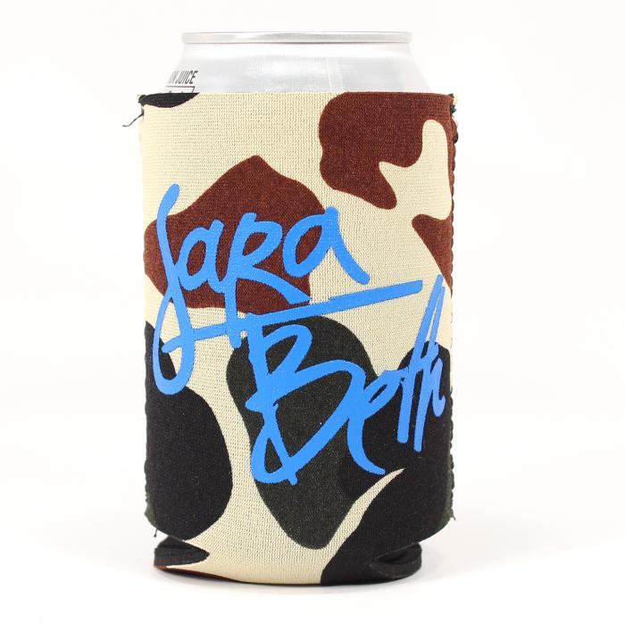 SaraBeth Camo Koozie  (Blue Logo)