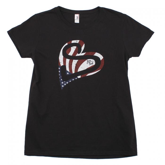 SaraBeth American Flag T-Shirt (Ladies & Unisex)